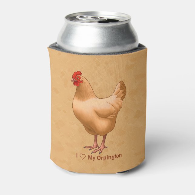 Porta-lata Buff Orpington Chicken (Can Back)
