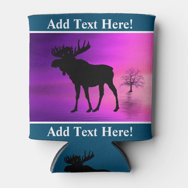 Porta-lata Bull Moose Silhouette (Frente)