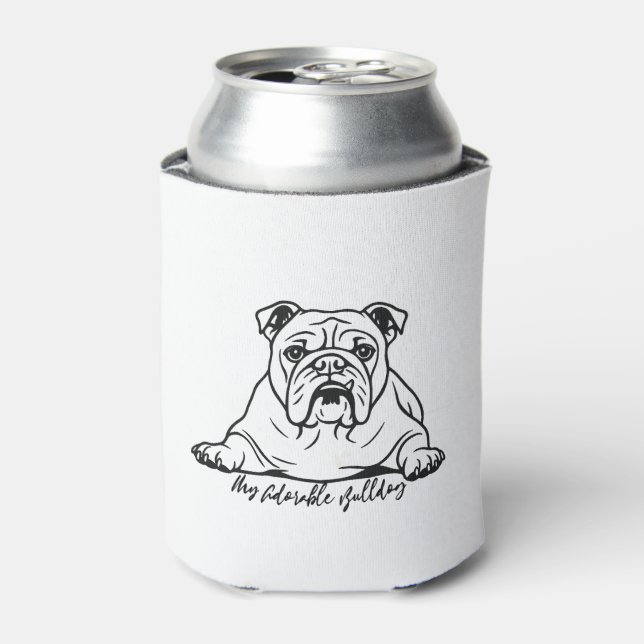 Porta-lata Bulldog Adorável (Can Front)