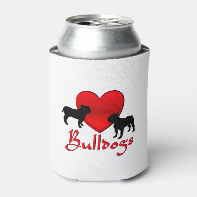 Porta-lata Bulldog do Coração (Can Front)