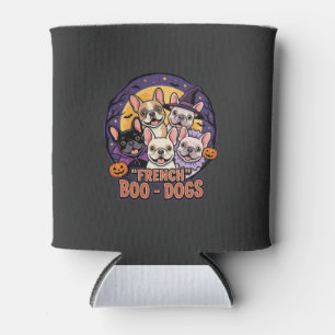 Porta-lata Bulldog Francês Boo Dogs Halloween Vetor