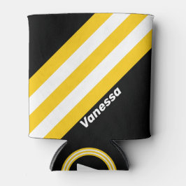 Porta-lata Bumblebee Nostalgic Stripes com Nome