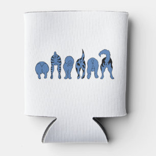 Porta-lata Bumbuns de Cachorro Azul