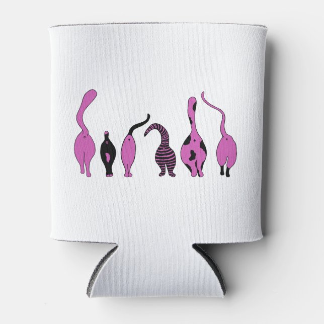 Porta-lata Bumbuns de Gato Roxo (Frente)