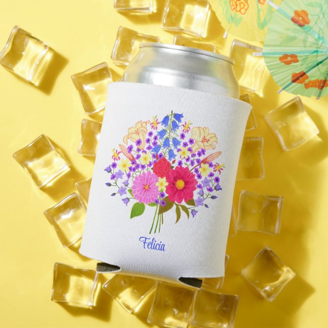 Porta-lata Buquê Branco (Verão in situ)