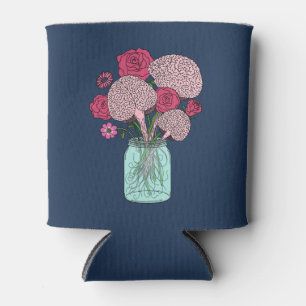 Porta-lata Buquê da ventoinha do cérebro