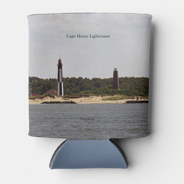 Porta-lata Cabo Henry Lighthouses pode resfriar (Frente)