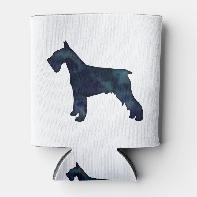 Porta-lata Cachorro Cachorro Raça Negra Silhouette (Frente)