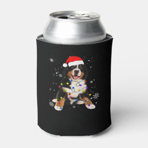 Porta-lata Cachorro das Montanhas Bernês Engraçado Luzes de N