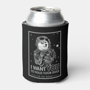 Porta-lata Cachorro De Dogecoina Quero Que Você Chame A Lua 