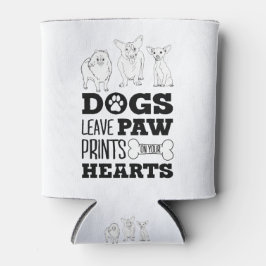 Porta-lata Cachorro deixa pata impressões no coração