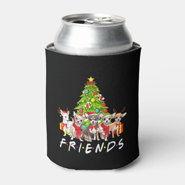 Porta-lata Cachorro dos Amigos de Natal (Can Front)