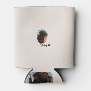 Porta-lata Cachorro Labrador de Chocolate Bonito - Bailey P