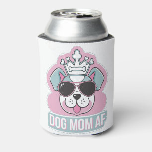 Porta-lata Cachorro Mãe AF - Cachorro Engraçado Mãe Design