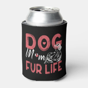 Porta-lata Cachorro Mãe Pele Dia de as mães Pet Proprietário 