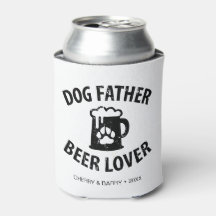 Cachorro Padre Beer Lover Engraçado Cachorro