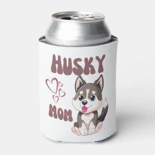 Porta-lata Cachorro rouco Mãe Kawaii Puppy Puppy Engraçado de