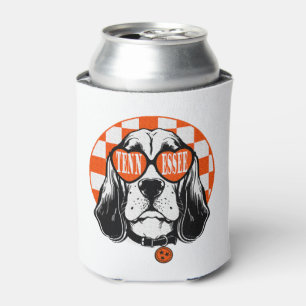 Porta-lata Cachorro Tennessee Hound Laranja Branco Rocky Top