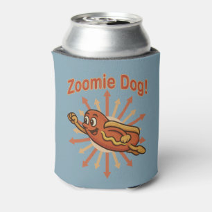 Porta-lata Cachorro Zoomie Voando Como Cachorro Quente De Des