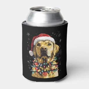 Porta-lata Cachorros Labrador Retriever Árvore Suéter de Nata