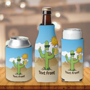 Porta-lata Cacto com Cerveja
