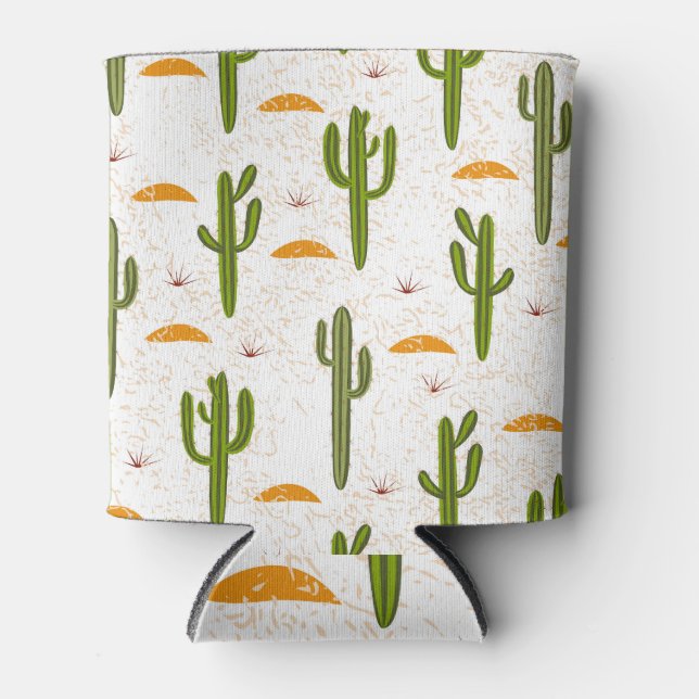 Porta-lata Cactus Sand: Estilo Mexicano Sem Olhos. (Frente)