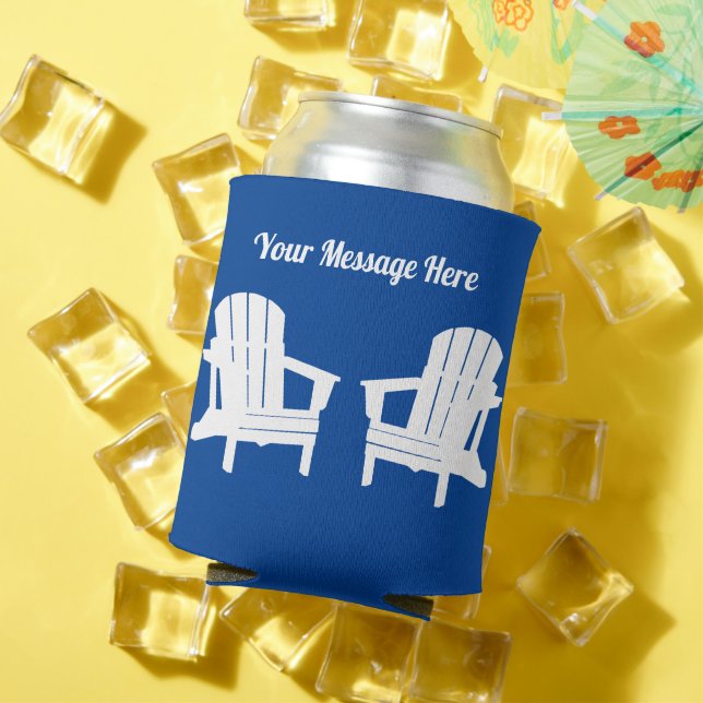 Porta-lata Cadeira de Praia - Isolante de Bebidas para Relaxa (Verão in situ)