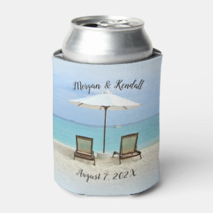 Porta-lata Cadeiras de Praia Personalizadas para Garrafa de C