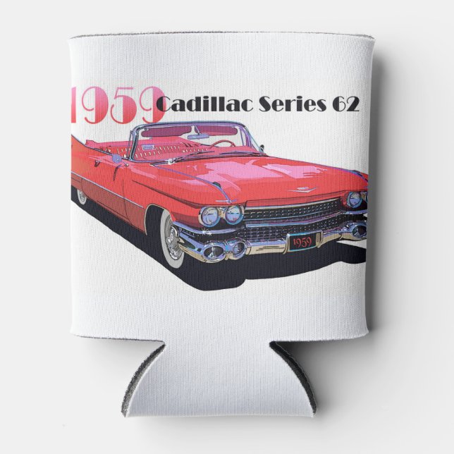 Porta-lata Cadillac vermelho série 62 (Frente)