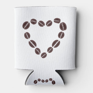 Porta-lata Café Amor Café Bean Heart