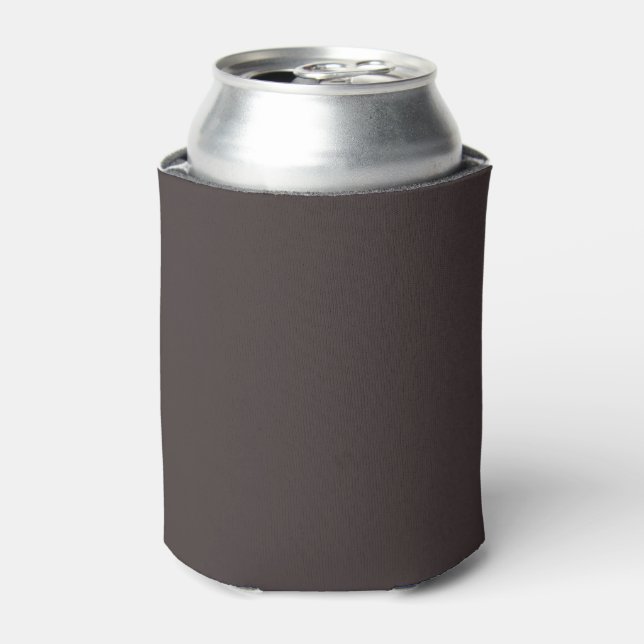 Porta-lata Café preto (cor sólida) (Can Front)