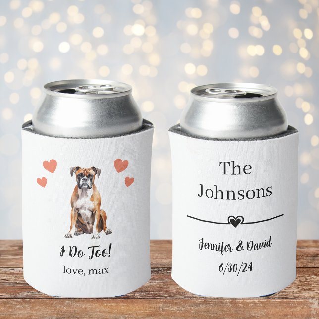 Porta-lata Caixa Personalizada de Casamento de Boxer para Lat (Criador carregado)
