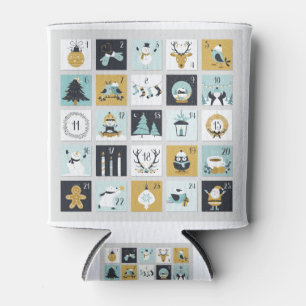 Porta-lata Calendário de Impressão de Calendário Antecipad