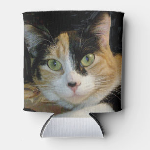 Porta-lata Calico Cat Can Coolers