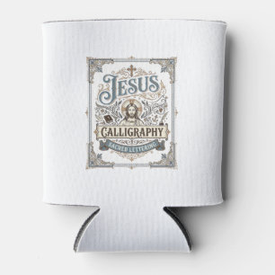 Porta-lata Caligrafia de Jesus Letra Sagrada Caligrafia de Je