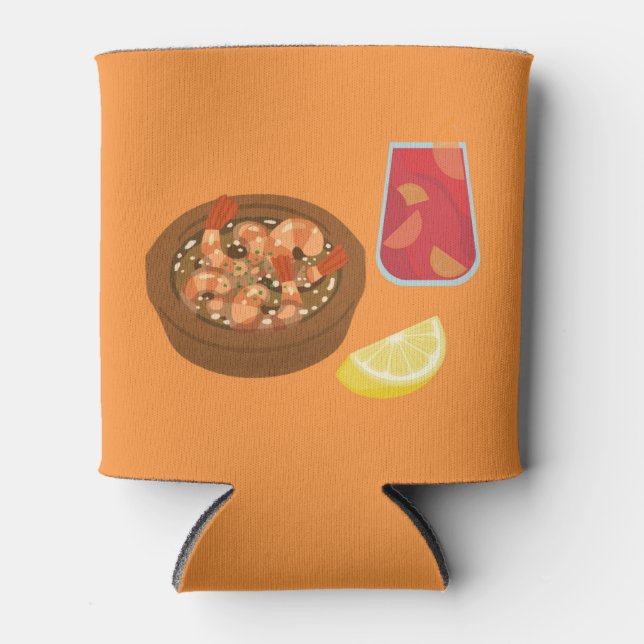 Porta-lata Camarão e Sangria (Frente)
