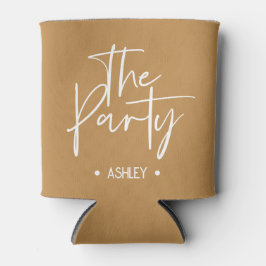 Porta-lata Camaroteira de Camelo Personalizada “The Party” - 