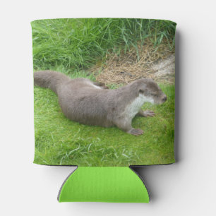 Porta-lata Caminhando com a lata de lona europeia