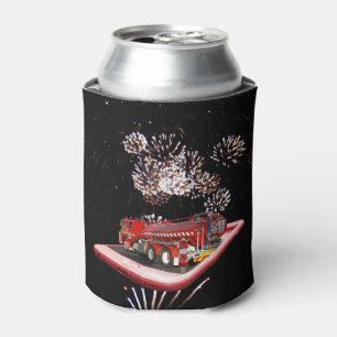 Porta-lata Caminhão De Fogo, Arte Com Fogo,