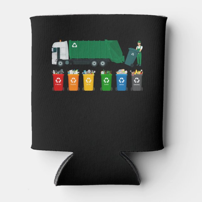 Porta-lata Caminhão de Lixo do reciclagem (Frente)