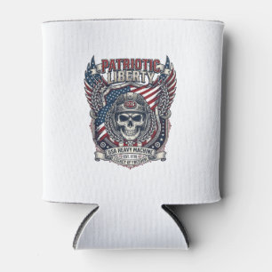 Porta-lata Caminhão Monstro Patriótico 1776 Crânio Off Road C