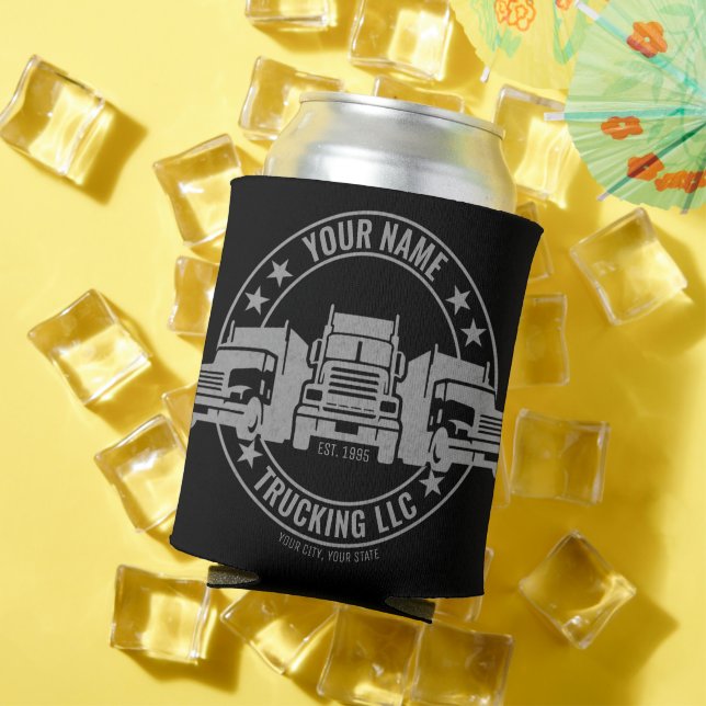 Porta-lata Caminhoneiro Personalizado - Caminhão-Caminhão-Sem (Verão in situ)