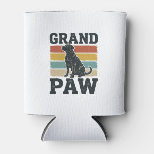 Porta-lata Camisa Avô Cachorro Vintage Pata Grande Design_1