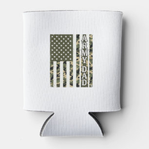 Porta-lata Camisa Camuflada de Papai do Exército Bandeira Ame