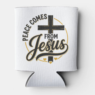 Porta-lata Camisa Cruz Cristã Jesus é a Paz