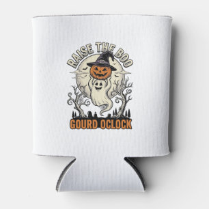 Porta-lata Camisa de Abóbora Fantasma Gravura de Halloween Vi
