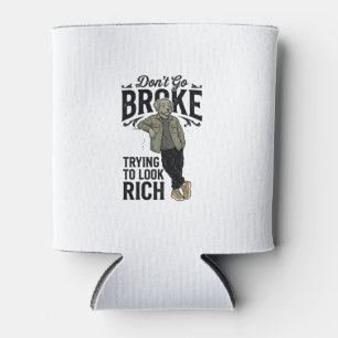 Porta-lata Camisa de Cachorro Vintage com Vibrações Divertida