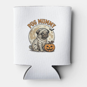 Porta-lata Camisa de Cachorro Vintage de Halloween de Pug Múm
