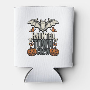 Porta-lata Camisa de Cidade Assombrada Vintage Halloween Morc