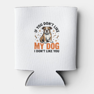 Porta-lata Camisa de Citação de Cachorro Engraçado Amante Vin